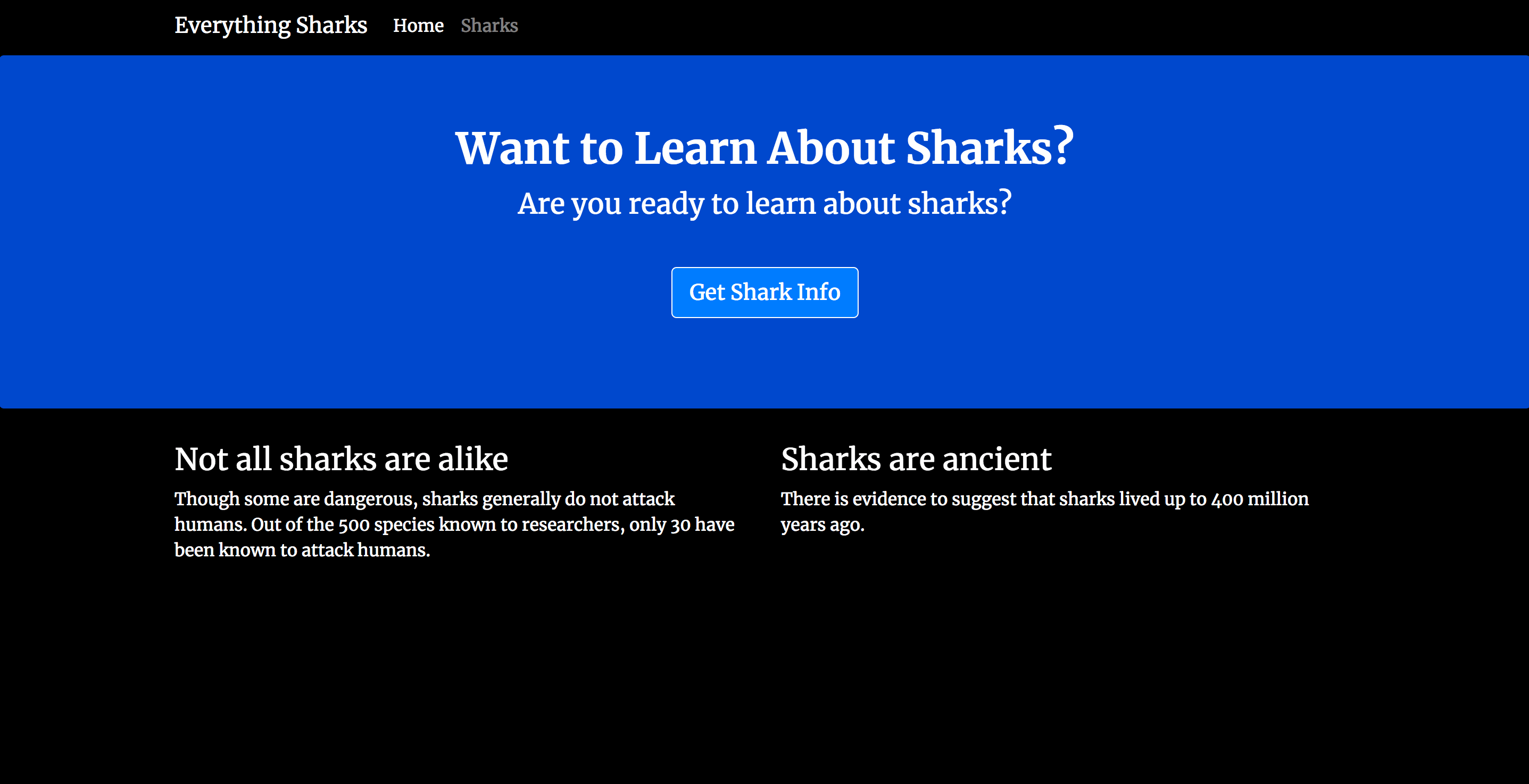 Everything Sharks
